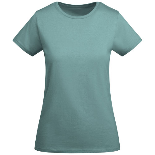 T-shirt coton bio 175g personnalisable femme Breda Roly Bleu cendré